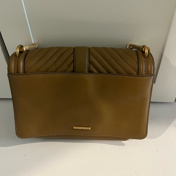 Rebecca Minkoff Tan Quilted Crossbody Bag - Picture 8 of 10